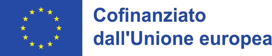 Bandiera dell'Unione europea con la dicitura Cofinanziato dall'Unione europea